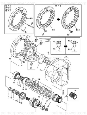 Order YANMAR 177061-03012 Shaft Assy, Input
