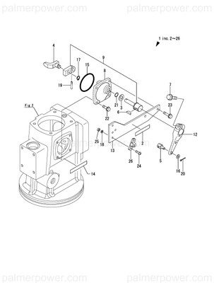 Order YANMAR 196420-02380 Label, Direction