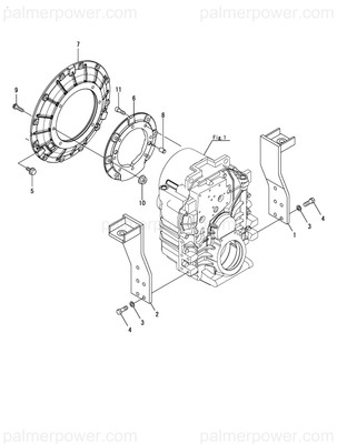 Order YANMAR 177523-02040 Flange, Mounting