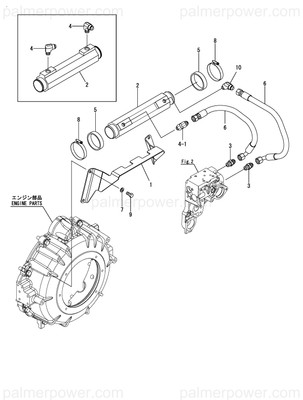 Order YANMAR 177523-04220 Bracket, Cooler