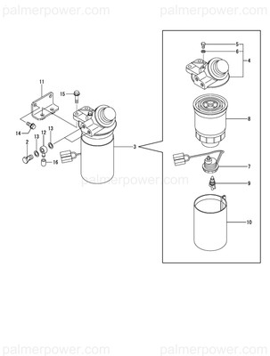 Order YANMAR 119172-55800 Ss  119172-55801