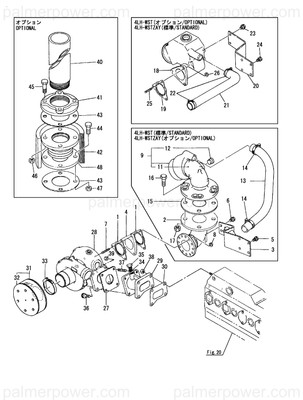 Order YANMAR 119192-18341 Bend, Exhaust