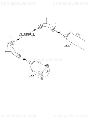 Order YANMAR 119581-49700 Hose, Clutch Out