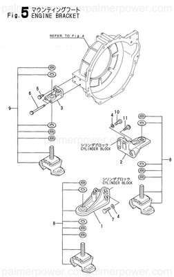 Order YANMAR 119773-08100 Bracket