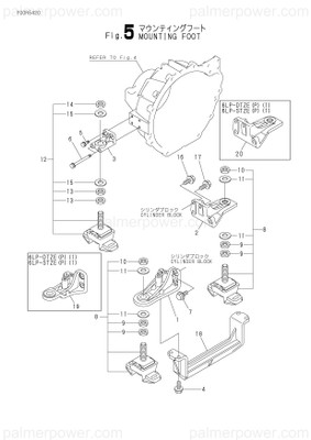 Order YANMAR 119778-08501 Front Mount Sup
