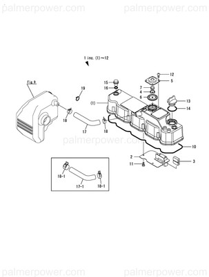 Order YANMAR 119802-03120 S/S 119802-03121