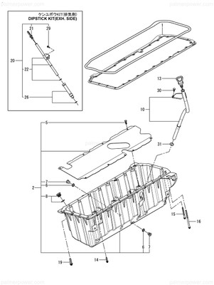 Order YANMAR 120660-34810 Dipstick