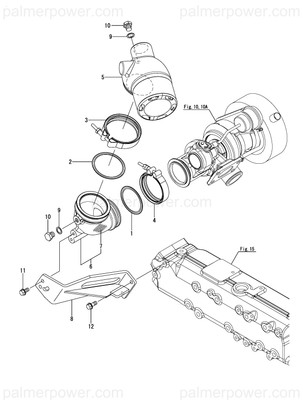 Order YANMAR 120672-13520 Bend Assy Exh Riser
