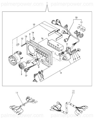 Order YANMAR 124411-91191 Panel Assy, B