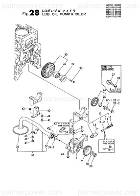 Order YANMAR 124610-32910 Shim