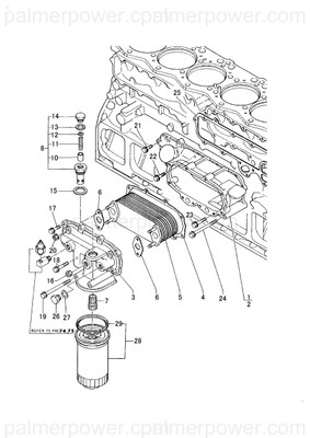 Order YANMAR 124610-33560 Gasket