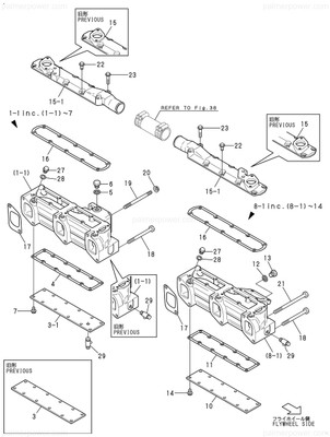 Order YANMAR 126613-13160 Gasket