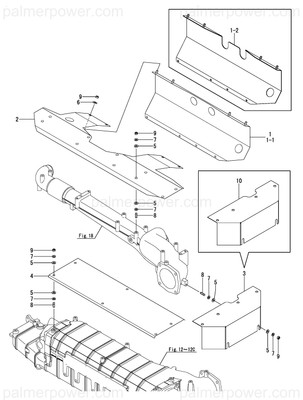 Order YANMAR 126677-18760 Cover,Turbochager
