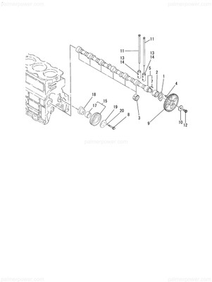Order YANMAR 127610-02160 Thrust Plate
