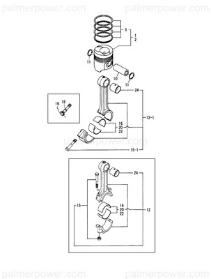 Order YANMAR 127610-22300 Pist Pin