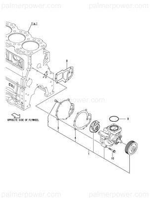 Order YANMAR 127677-43011 Pump Assy Fw