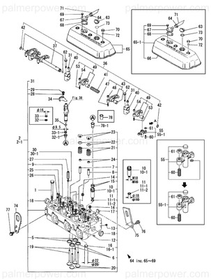 Order YANMAR 127695-11350 Bonnet Assy