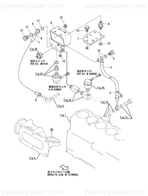 Order YANMAR 127695-18490 Use 119593-18480