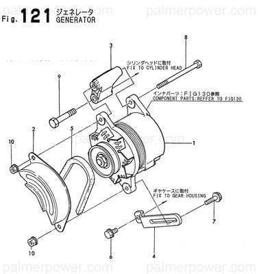 Order YANMAR 128170-77250 Bracket