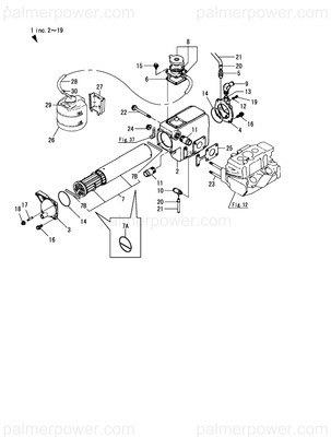 Order YANMAR 128297-44900 Cooler Assy'