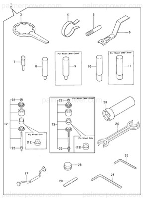 Order YANMAR 128670-92260 Pin Tool