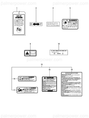 Order YANMAR 128990-34900 Label, Oil Check