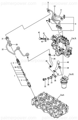 Order YANMAR 128990-59040 Pipe, Fuel