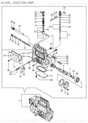 Order YANMAR 129155-51060 Support, Camshaft