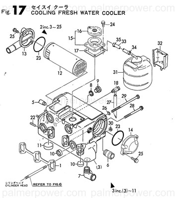 Order YANMAR 129171-44000 Cooler Assy, Water