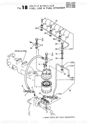 Order YANMAR 129176-59550 Pipe Assy, Return