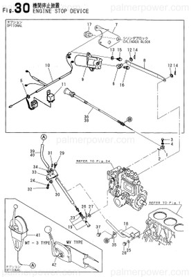 Order YANMAR 129270-67140 Brkt Stop Cable