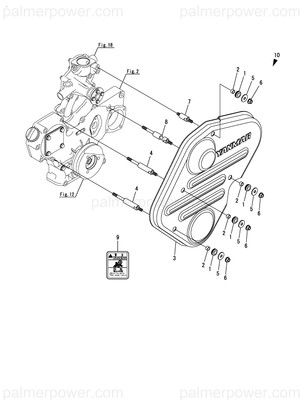 Order YANMAR 129271-77400 Belt, Cover