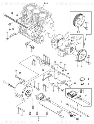 Order YANMAR 129271-77580 Alternator, 12V-130A