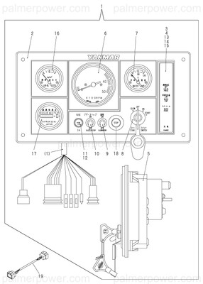 Order YANMAR 129670-77990 Harness