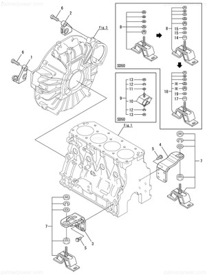 Order YANMAR 129671-08210 S/S 129671-08211