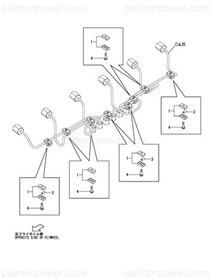 Order YANMAR 152623-59680 Support, Fuel Pipe