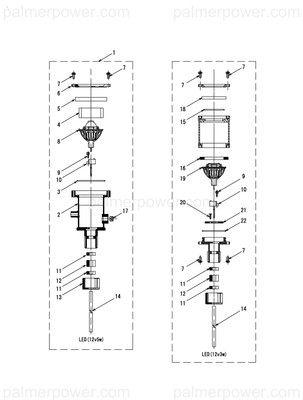 Order YANMAR 15T707-52110 Code For Led