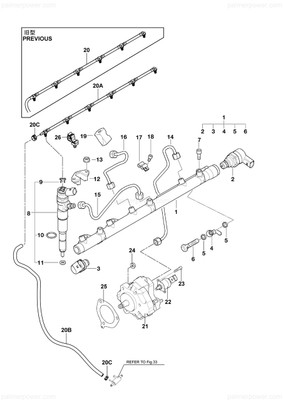 Order YANMAR 165000-70500 Hose Assy, Pressure