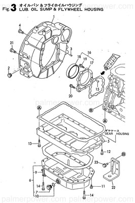 Order YANMAR 171487-01600 Housing, Flywheel