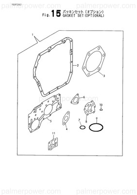 Order YANMAR 177061-02052 Gasket