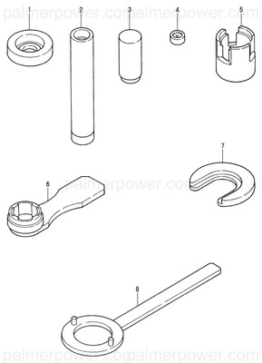 Order YANMAR 177099-09020 Wrench W/Pin