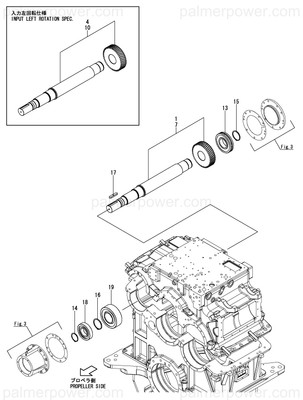 Order YANMAR 177347-03150 Shaft Assy,Pto