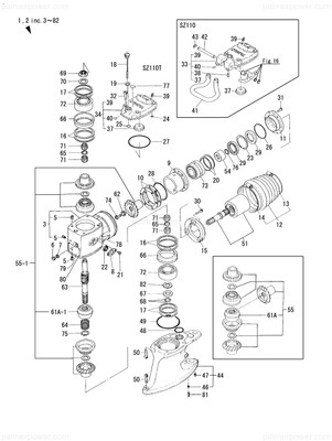 Order YANMAR 196320-04100 Shaft Pinion