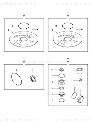 YANMAR 196460-04060 Bearing, Needle | PalmerPower