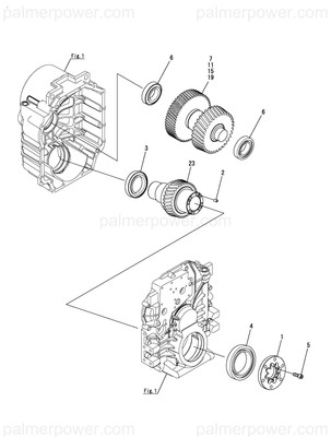 Order YANMAR 24142-322080 Bearing, 32208H