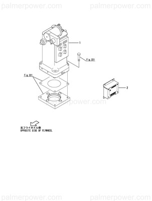 Order YANMAR 41100-007240 Governor, Ug8 (Ip44