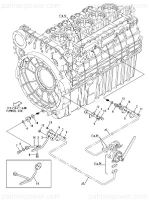 Order YANMAR 43711-096981 Pipe, Lub.Oil