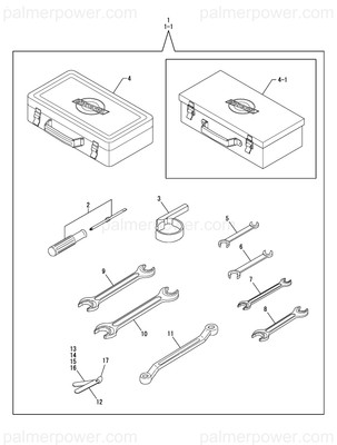 Order YANMAR 719195-92510 Tool Assy, Optional