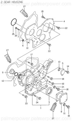 Order YANMAR 719810-01500 Hsng Assy