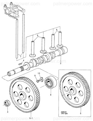 Order YANMAR 721250-14580 Camshft